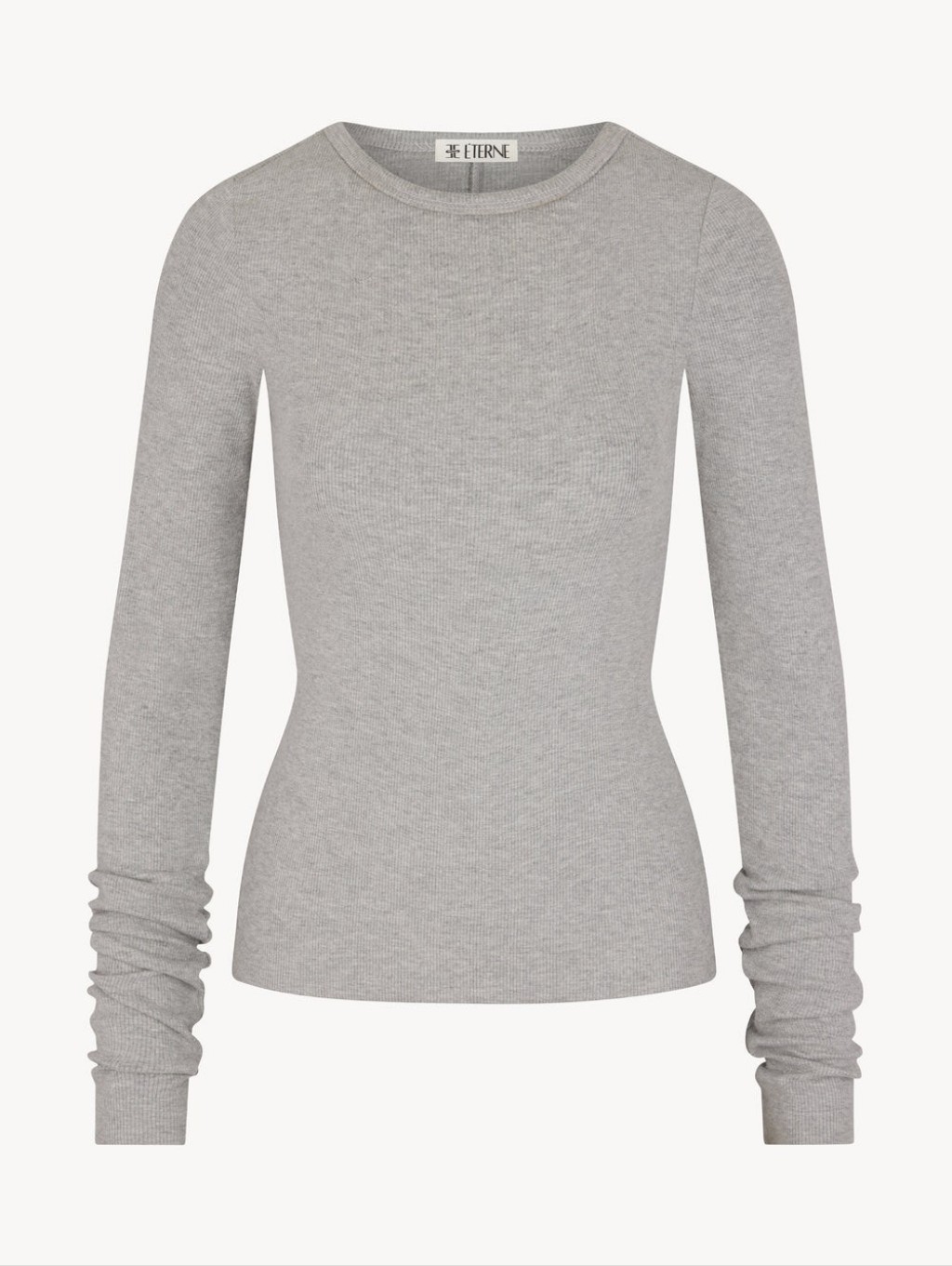 Eterne Light Gray Long Sleeve Tee